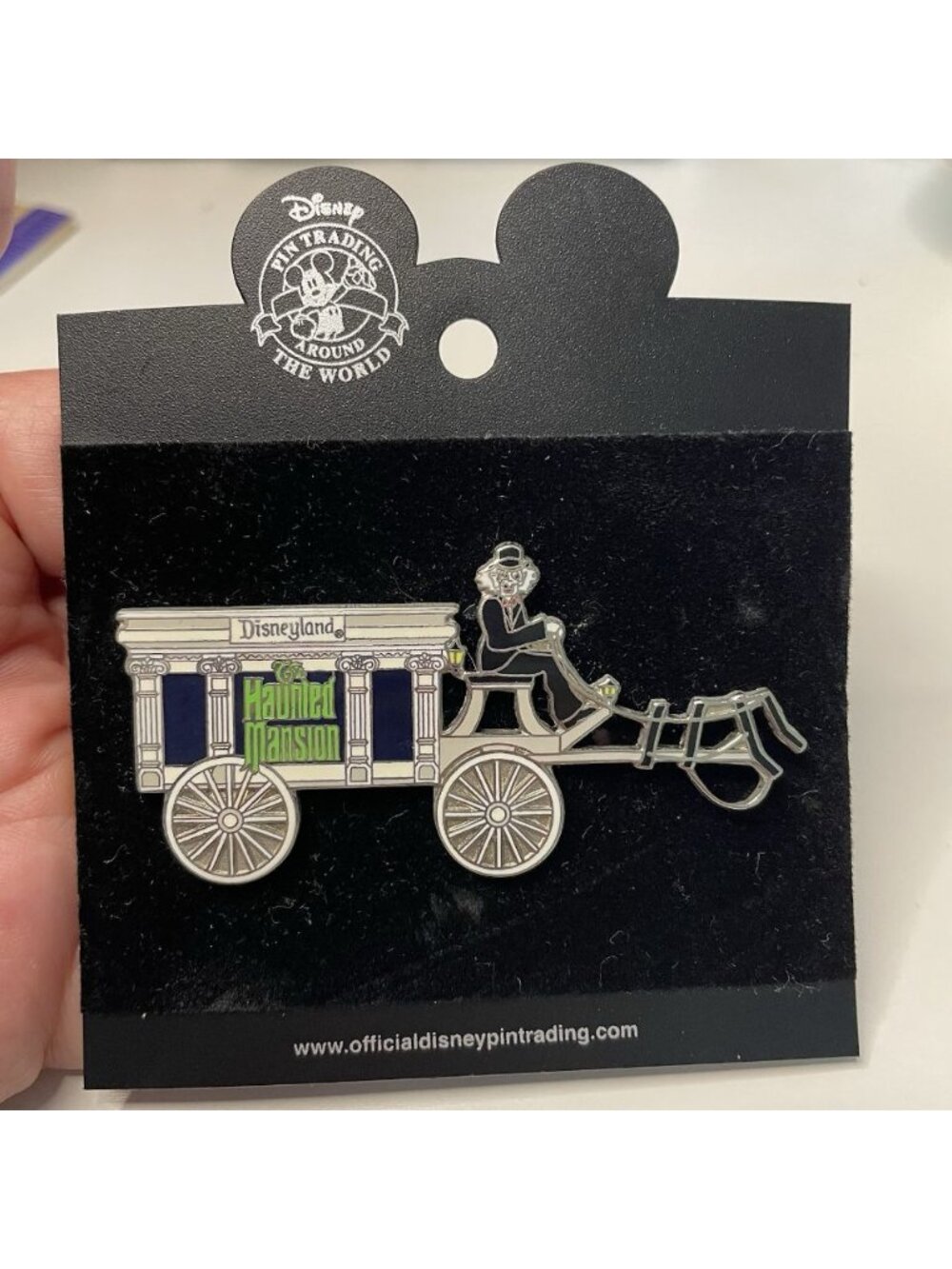 Disney Trading Pins DLR Exclusive Ezra Haunted Mansion Hearse 2002 Ezra